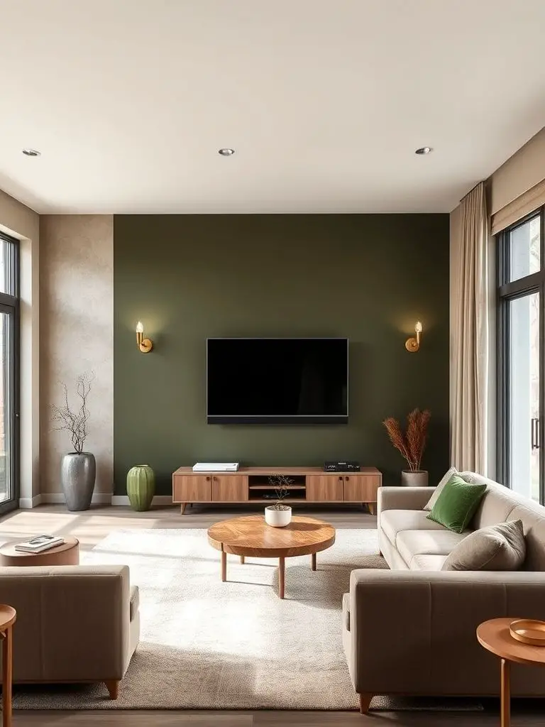 10 Hall Wall Colour Combination For Living room