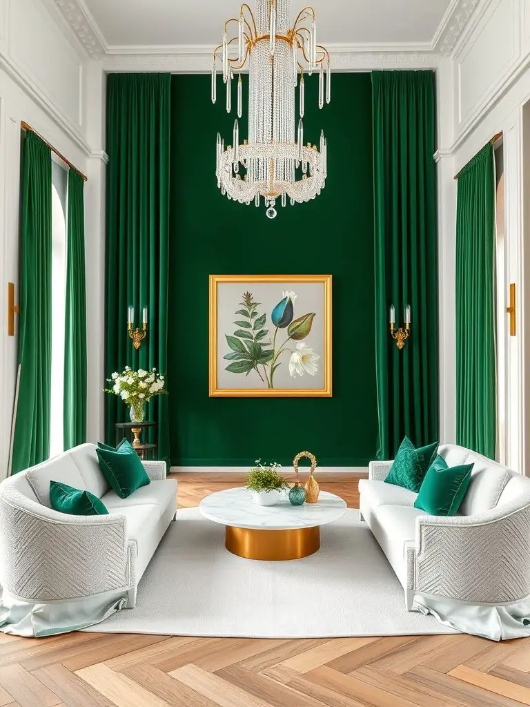 10 White Colour Combination For living room